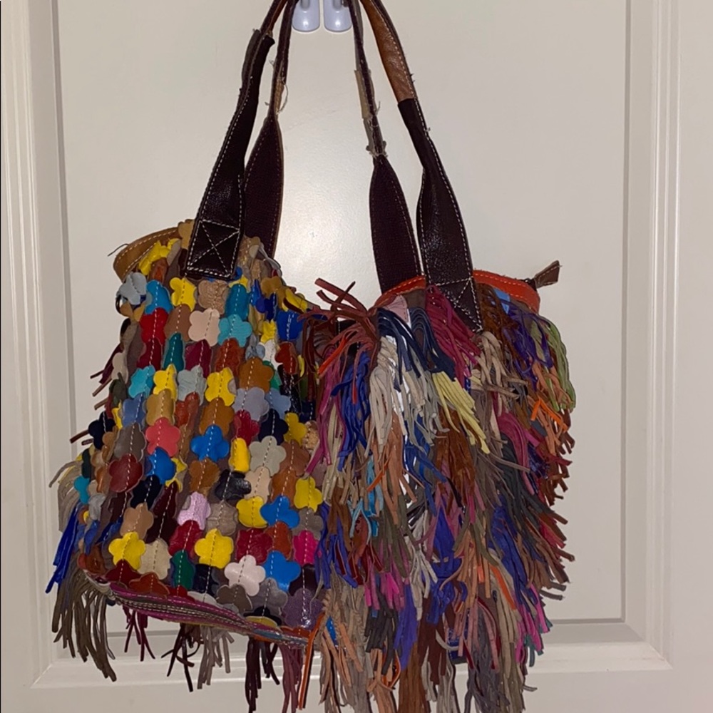 Real leather purse